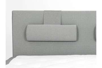 Lucky Komplett Sängpaket 140x200 Memory Slät Sänggavel  N - Nackkudde Stor Mellangrå - Products - Möbler - Säng - Kontinentalsäng