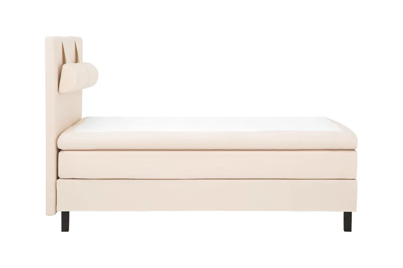 Lucky Komplett Sängpaket 140x200 Memory Slät Sänggavel - Nackkudde Stor Beige - Products - Möbler - Säng - Kontinentalsäng