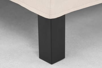 Lucky Komplett Sängpaket 140x200 Memory Slät Sänggavel - Nackkudde Stor Beige - Products - Möbler - Säng - Kontinentalsäng