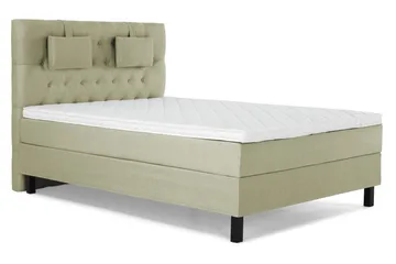 Lucky Komplett Sängpaket 140x200 Skum Diamant Sänggavel - Nackkudde Liten Grön - Products - Möbler - Säng - Kontinentalsäng