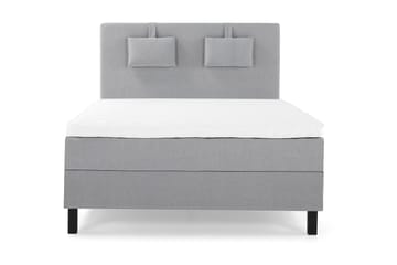 Lucky Komplett Sängpaket 140x200 Skum Slät - Nackkudde Liten Mellangrå - Products - Möbler - Säng - Kontinentalsäng