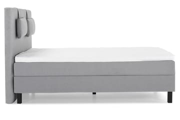 Lucky Komplett Sängpaket 140x200 Skum Slät - Nackkudde Liten Mellangrå - Products - Möbler - Säng - Kontinentalsäng