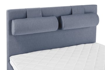 Lucky Komplett Sängpaket 140x200 Skum Slät - Nackkudde Stor Mörkblå - Products - Möbler - Säng - Kontinentalsäng