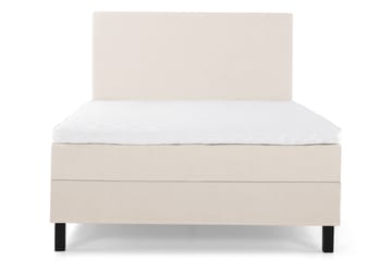 Lucky Komplett Sängpaket 140x200 Skum Slät Sänggavel - Beige - Products - Möbler - Säng - Kontinentalsäng