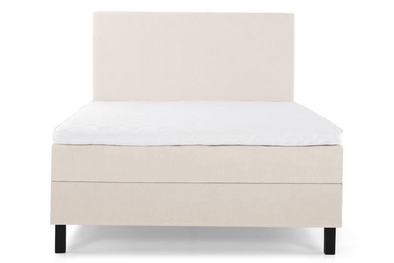 Lucky Komplett Sängpaket 140x200 Skum Slät Sänggavel - Beige - Products - Möbler - Säng - Kontinentalsäng
