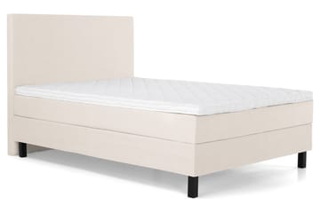 Lucky Komplett Sängpaket 140x200 Skum Slät Sänggavel - Beige - Products - Möbler - Säng - Kontinentalsäng
