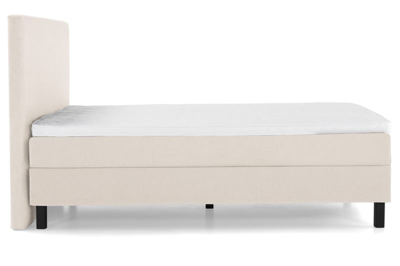 Lucky Komplett Sängpaket 140x200 Skum Slät Sänggavel - Beige - Products - Möbler - Säng - Kontinentalsäng