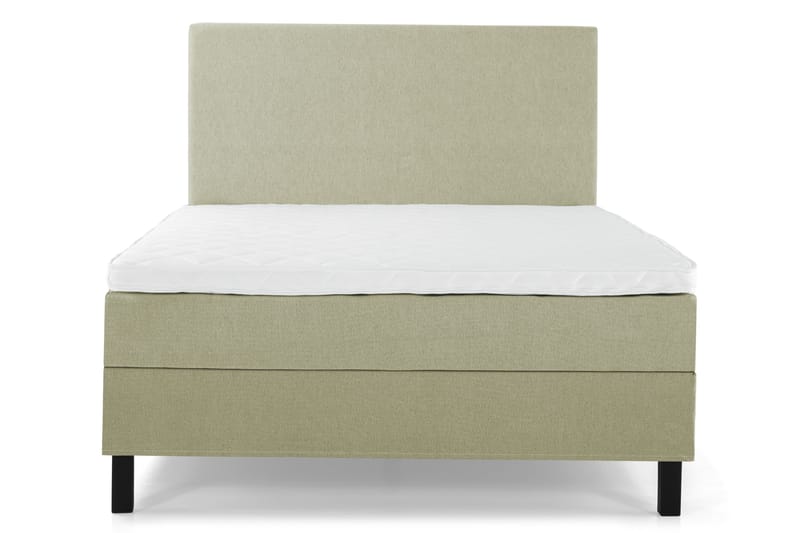 Lucky Komplett Sängpaket 140x200 Skum Slät Sänggavel - Grön - Products - Möbler - Säng - Kontinentalsäng