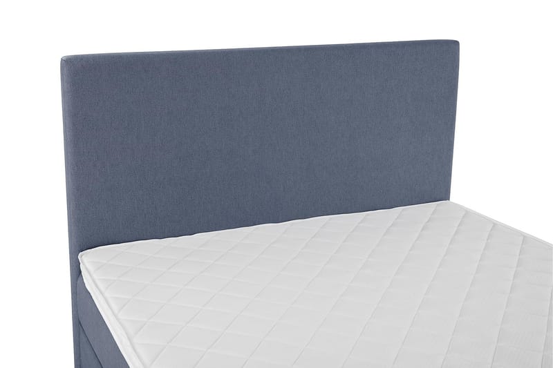 Lucky Komplett Sängpaket 140x200 Skum Slät Sänggavel - Mörkblå - Products - Möbler - Säng - Kontinentalsäng