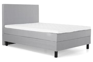Lucky Komplett Sängpaket 140x200 Skum Slät Sänggavel - Mellangrå - Products - Möbler - Säng - Kontinentalsäng