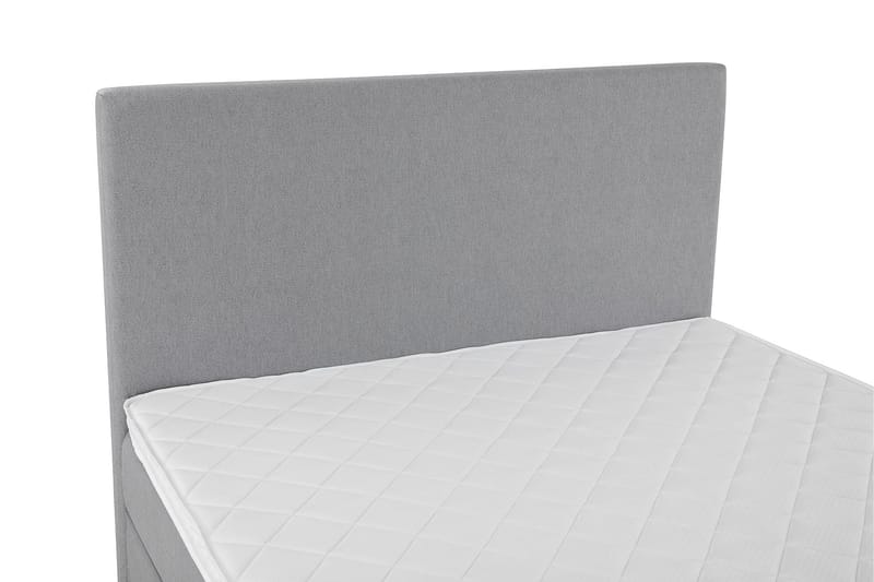 Lucky Komplett Sängpaket 140x200 Skum Slät Sänggavel - Mellangrå - Products - Möbler - Säng - Kontinentalsäng