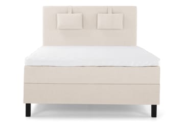 Lucky Komplett Sängpaket 140x200 Skum Slät Sänggavel - Nackkudde Liten Beige - Products - Möbler - Säng - Kontinentalsäng