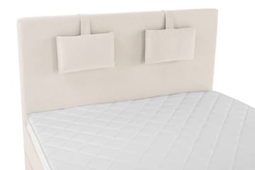 Lucky Komplett Sängpaket 140x200 Skum Slät Sänggavel - Nackkudde Liten Beige - Products - Möbler - Säng - Kontinentalsäng