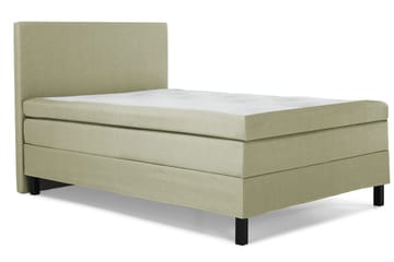 Lucky Komplett Sängpaket 140x200 Polyeter Slät Sänggavel - Grön - Products - Möbler - Säng - Kontinentalsäng
