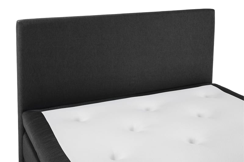 Lucky Komplett Sängpaket 140x200 Polyeter Slät - Svart/Grå - Products - Möbler - Säng - Kontinentalsäng
