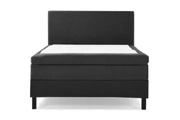 Lucky Komplett Sängpaket 140x200 Polyeter Slät - Svart/Grå - Products - Möbler - Säng - Kontinentalsäng