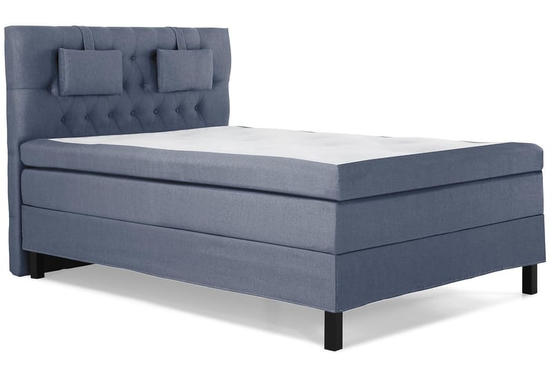 Lucky Komplett Sängpaket 140x200 Polyeter Diamant - Nackkudde Liten Mörkblå - Products - Möbler - Säng - Kontinentalsäng