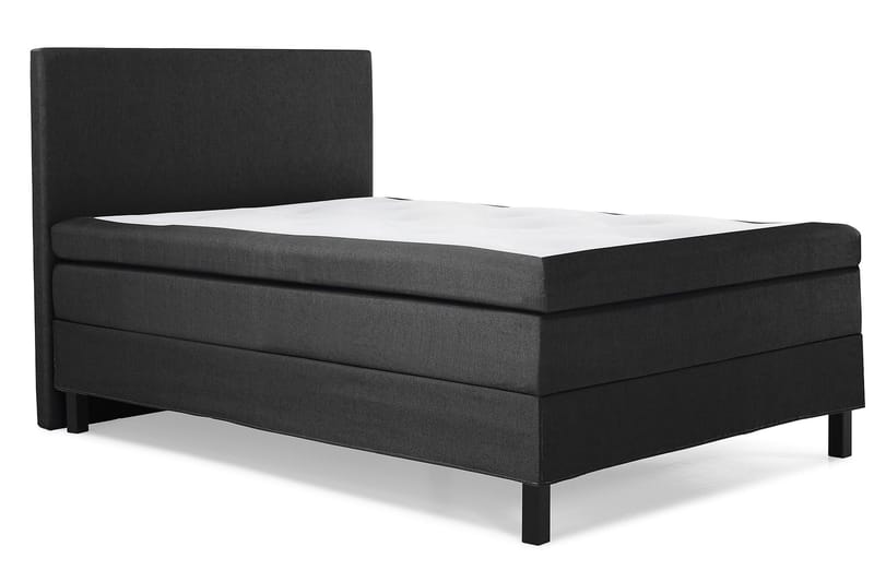 Lucky Komplett Sängpaket 140x200 Polyeter Slät - Svart/Grå - Products - Möbler - Säng - Kontinentalsäng