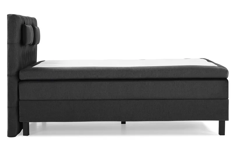 Lucky Komplett Sängpaket 140x200 Polyeter Diamant - Nackkudde Liten Svart/Grå - Products - Möbler - Säng - Kontinentalsäng