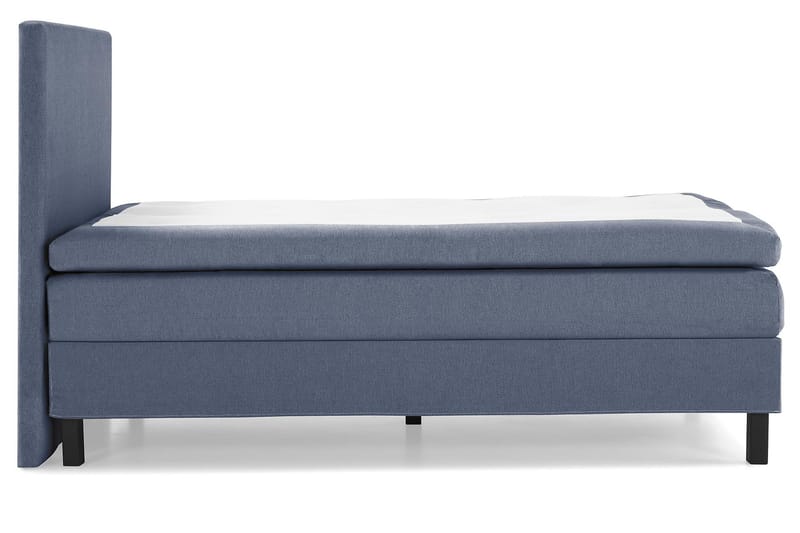 Lucky Komplett Sängpaket 140x200 Polyeter Slät - Mörkblå - Products - Möbler - Säng - Kontinentalsäng