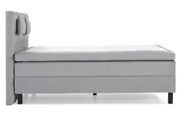 Lucky Komplett Sängpaket 140x200 Polyeter Diamant - Nackkudde Liten Mellangrå - Products - Möbler - Säng - Kontinentalsäng