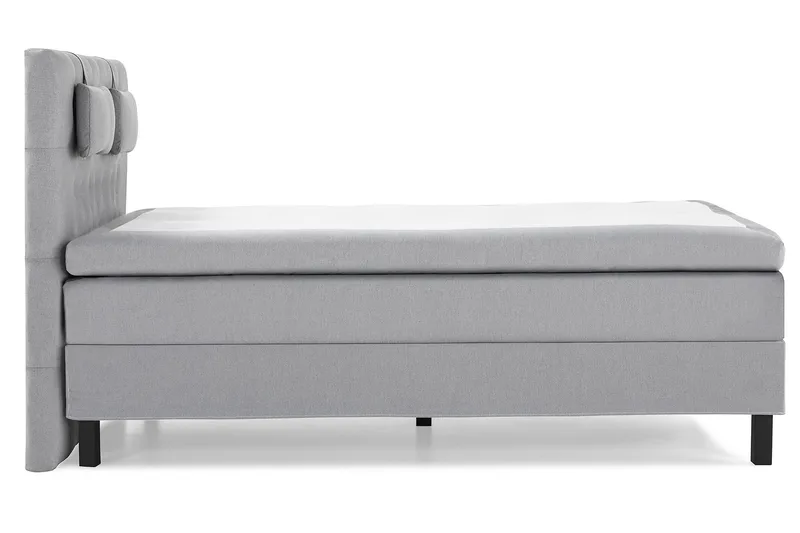 Lucky Komplett Sängpaket 140x200 Polyeter Diamant - Nackkudde Liten Mellangrå - Products - Möbler - Säng - Kontinentalsäng