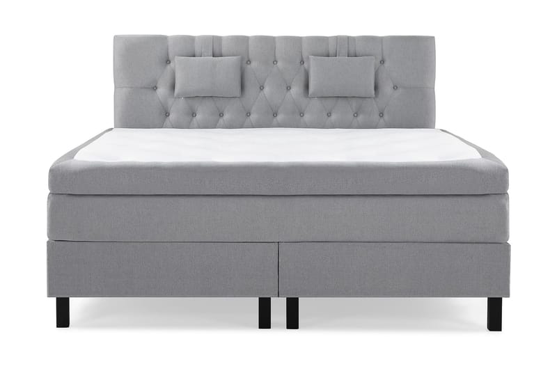 Lucky Komplett Sängpaket 160x200 Latex Diamant - Nackkudde Liten Mellangrå - Products - Möbler - Säng - Kontinentalsäng