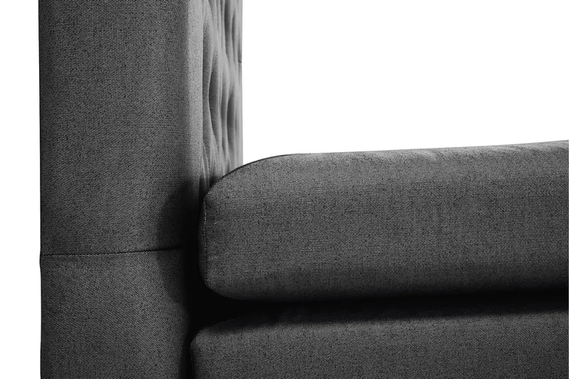 Lucky Komplett Sängpaket 160x200 Latex Diamant - Nackkudde Stor Svart/Grå - Products - Möbler - Säng - Kontinentalsäng