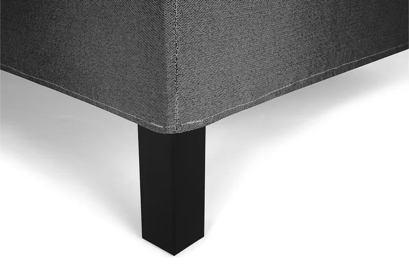 Lucky Komplett Sängpaket 160x200 Latex Diamant - Nackkudde Stor Svart/Grå - Products - Möbler - Säng - Kontinentalsäng