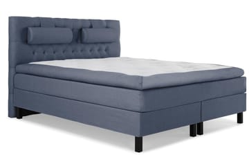 Lucky Komplett Sängpaket 160x200 Latex Diamant Sänggavel - Nackkudde Stor Mörkblå - Products - Möbler - Säng - Kontinentalsäng