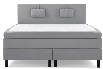 Lucky Komplett Sängpaket 160x200 Latex Slät - Nackkudde Liten Mellangrå - Products - Möbler - Säng - Kontinentalsäng