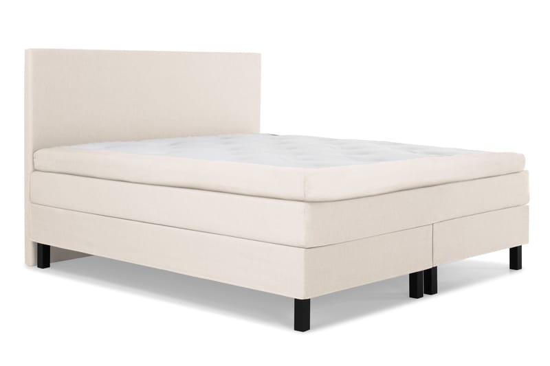 Lucky Komplett Sängpaket 160x200 Latex Slät Sänggavel - Beige - Products - Möbler - Säng - Kontinentalsäng