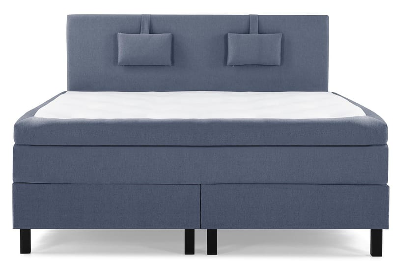Lucky Komplett Sängpaket 160x200 Latex Slät Sänggavel - Nackkudde Liten Mörkblå - Products - Möbler - Säng - Kontinentalsäng