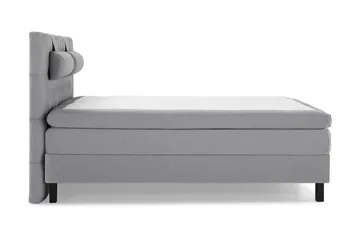 Lucky Komplett Sängpaket 160x200 Memory Diamant Sänggavel - Nackkudde Stor Mellangrå - Products - Möbler - Säng - Kontinentalsäng