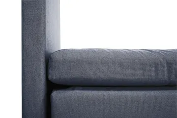 Lucky Komplett Sängpaket 160x200 Memory Slät Sänggavel - Nackkudde Liten Mörkblå - Products - Möbler - Säng - Kontinentalsäng