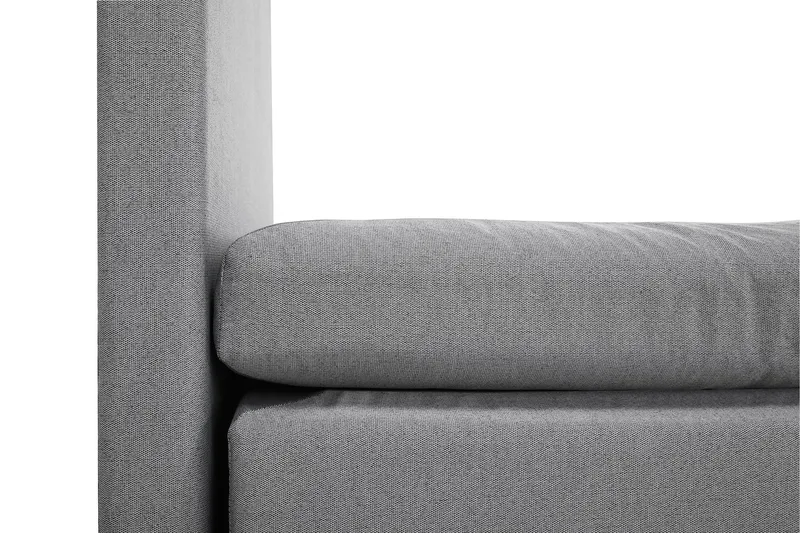 Lucky Komplett Sängpaket 160x200 Memory Slät Sänggavel - Nackkudde Stor Mellangrå - Products - Möbler - Säng - Kontinentalsäng
