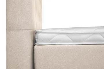 Lucky Komplett Sängpaket 160x200 Skum Diamant Sänggavel - Beige - Products - Möbler - Säng - Kontinentalsäng