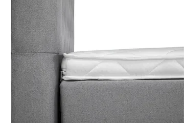 Lucky Komplett Sängpaket 160x200 Skum Diamant Sänggavel - Nackkudde Stor Mellangrå - Products - Möbler - Säng - Kontinentalsäng