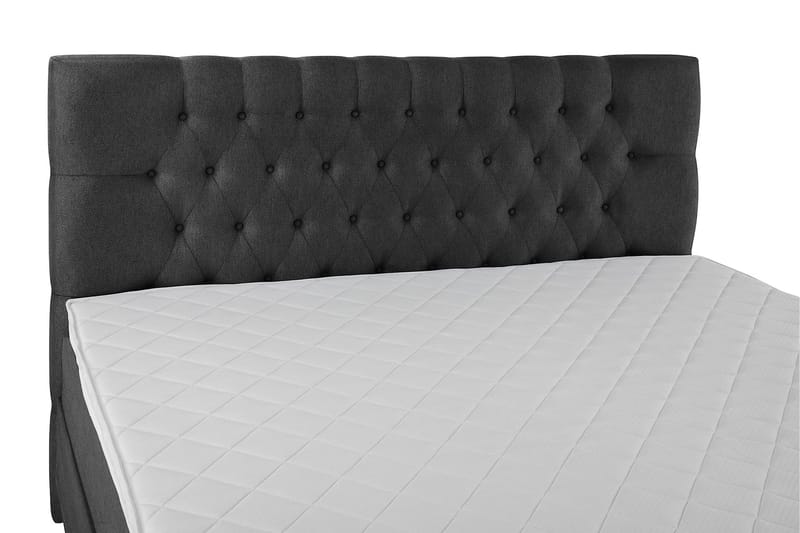 Lucky Komplett Sängpaket 160x200 Skum Diamant - Svart/Grå - Products - Möbler - Säng - Kontinentalsäng