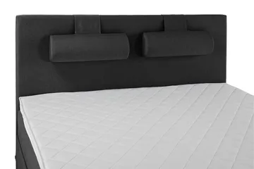 Lucky Komplett Sängpaket 160x200 Skum Slät - Nackkudde Stor Svart/Grå - Products - Möbler - Säng - Kontinentalsäng