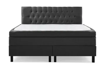 Lucky Komplett Sängpaket 160x200 Polyeter Diamant - Svart/Grå - Products - Möbler - Säng - Kontinentalsäng