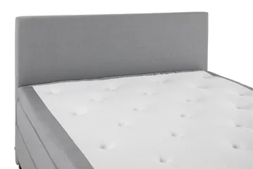 Lucky Komplett Sängpaket 160x200 Polyeter Slät Sänggavel - Mellangrå - Products - Möbler - Säng - Kontinentalsäng