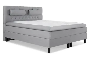 Lucky Komplett Sängpaket 160x200 Polyeter Diamant Sänggavel - Nackkudde Stor Mellangr å - Products - Möbler - Säng - Kontinentalsäng