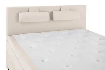 Lucky Komplett Sängpaket 160x200 Polyeter Slät Sänggavel - Nackkudde Stor Beige - Products - Möbler - Säng - Kontinentalsäng