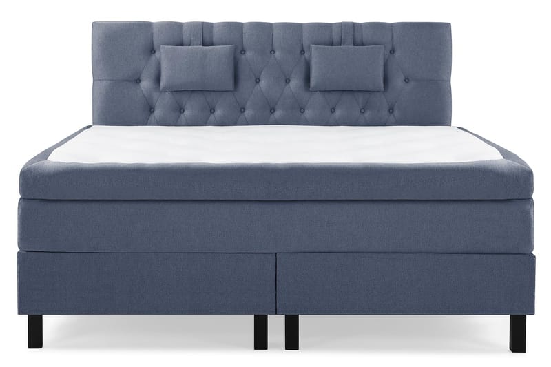 Lucky Komplett Sängpaket 160x200 Polyeter Diamant - Nackkudde Liten Mörkblå - Products - Möbler - Säng - Kontinentalsäng