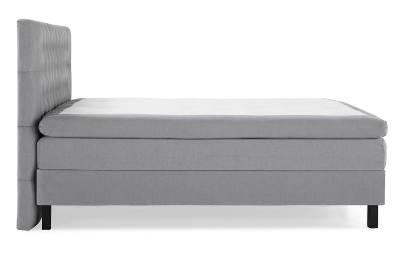Lucky Komplett Sängpaket 180x200 Latex Diamant Sänggavel - Mellangrå - Products - Möbler - Säng - Kontinentalsäng