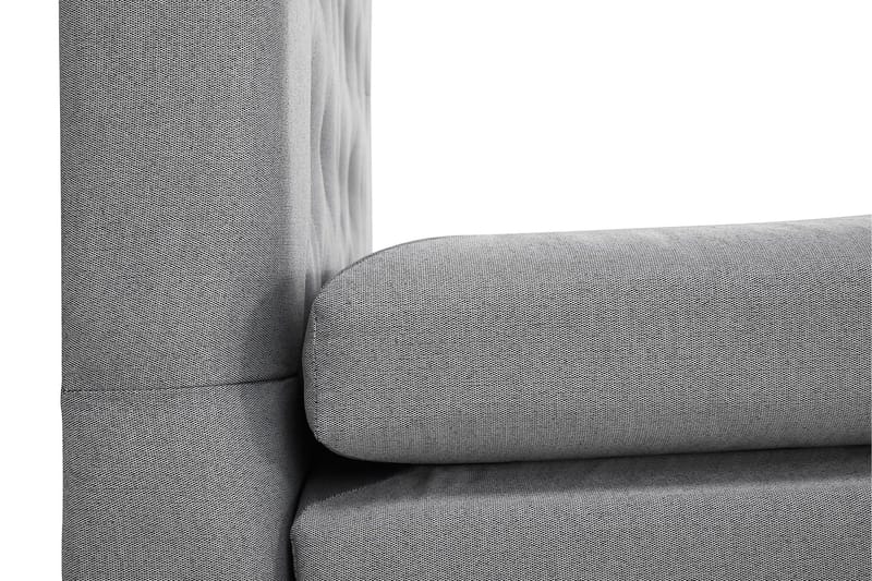 Lucky Komplett Sängpaket 180x200 Latex Diamant Sänggavel - Mellangrå - Products - Möbler - Säng - Kontinentalsäng