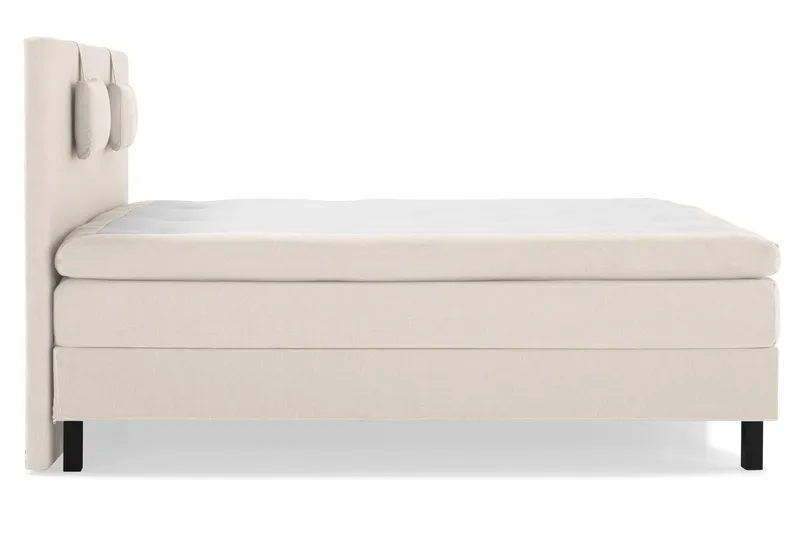 Lucky Komplett Sängpaket 180x200 Latex Slät Sänggavel - Nackkudde Liten Beige - Products - Möbler - Säng - Kontinentalsäng