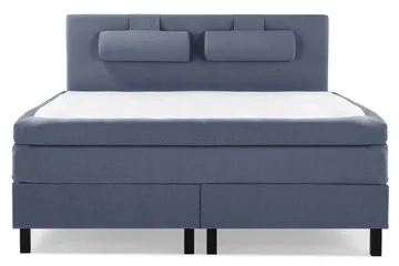 Lucky Komplett Sängpaket 180x200 Latex Slät Sänggavel - Nackkudde Stor Mörkblå - Products - Möbler - Säng - Kontinentalsäng