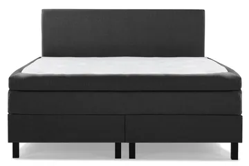 Lucky Komplett Sängpaket 180x200 Latex Slät Sänggavel - Svart/Grå - Products - Möbler - Säng - Kontinentalsäng